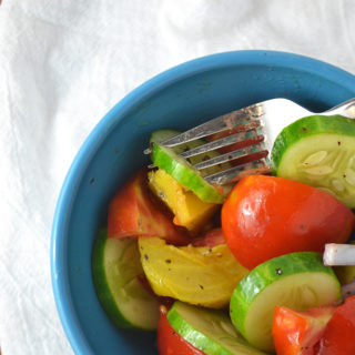 Tomato Cucumber Beet Salad - Fridge to Fork