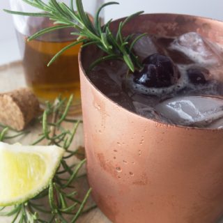 Rosemary Bourbon Mule - Fridge to Fork