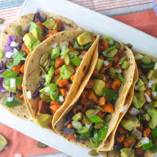 Sweet Potato Black Bean Tacos - Fridge to Fork